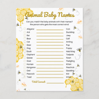 Baby shower van honingbijen