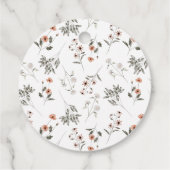 Baby shower van honingbijen bedankjes labels (Achterkant)