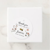 Baby shower van honingbijen bedankjes labels (In situ)