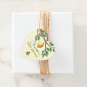 Baby shower van honingbijen bedankjes labels (In situ)