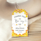 Baby shower van honingbijen cadeaulabel