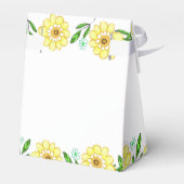 Baby shower van honingbijen, gezoet bedankdoosjes (Achterkant)