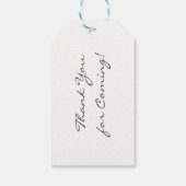 Baby shower van honingbijen, gezoet cadeaulabel (Achterkant)