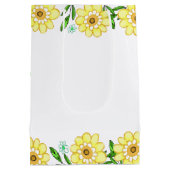 Baby shower van honingbijen, gezoet medium cadeauzakje (Achterkant)