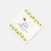 Baby shower van honingbijen, gezoet servet (Hoek)