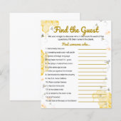 Baby shower van honingbijen vind het gastspel (Voorkant / Achterkant)