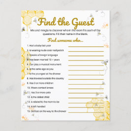 Baby shower van honingbijen vind het gastspel