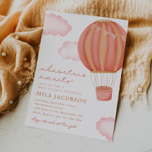 Baby shower van Hot Air Balloon