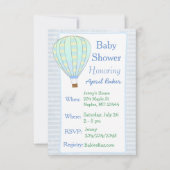 Baby shower van Hot Air Balloon Kaart (Voorkant)