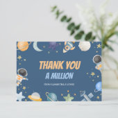 Baby shower van Houston Bedankkaart (Staand voorkant)