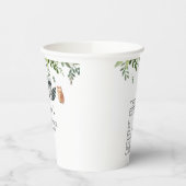 Baby shower van hout papieren bekers (Links)