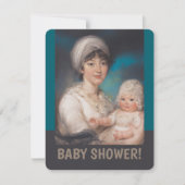 Baby shower van klein meisje en moeder CC0981 nodi Kaart (Voorkant)