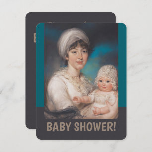 Baby shower van klein meisje en moeder CC0981 nodi Kaart