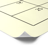 Baby shower van kleine bijen Raad Vervaldatum Agen Poster (Hoek)