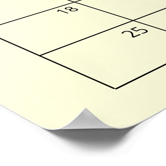 Baby shower van kleine bijen Raad Vervaldatum Agen Poster (Hoek)