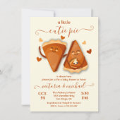 Baby shower van kleine cutie Pumpkin Pie Autumn Kaart (Voorkant)