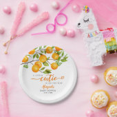 Baby shower van kleine Cutie Summer Fruit Papieren Bordje (Feest)