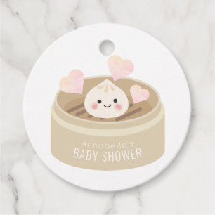 Baby shower van kleine duimberekening Dank u Bedankjes Labels