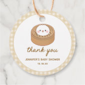 Baby shower van kleine duimberekening Dank u Bedankjes Labels (Achterkant)