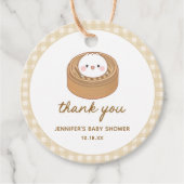 Baby shower van kleine duimberekening Dank u Bedankjes Labels (Voorkant)