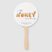 Baby shower van kleine honingbijen handwaaier (Voorkant)