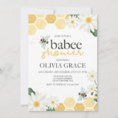 Baby shower van kleine honingbijen kaart (Voorkant)