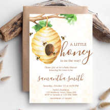 Baby shower van kleine honingbijen