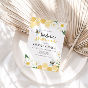 Baby shower van kleine honingbijen kaart