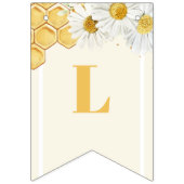 Baby shower van kleine honingbijen vlaggetjes (Derde vlag)