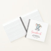 baby shower van kleine olifanten notitieboek (Binnen)