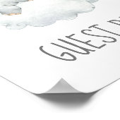 Baby shower van kleine olifanten poster (Hoek)