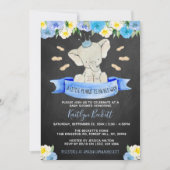 Baby shower van kleine pinda's kaart (Voorkant)