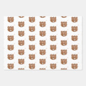 Baby shower van kleine pompoBeren Inpakpapier Vel (Voorkant 3)