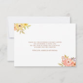 Baby shower van kleine pompoenen bedankkaart (Achterkant)