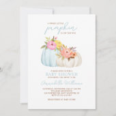 Baby shower van kleine pompoenen kaart (Voorkant)