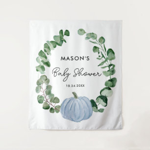 Baby shower van kleine pompoenen wandkleed