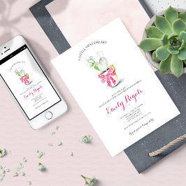 Baby shower van kleine schatje Cactus Kaart