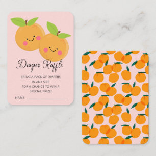 Baby shower van kleine stukjes luier informatiekaartje