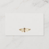 Baby shower van kleine verklikdragonfly-luier informatiekaartje (Achterkant)