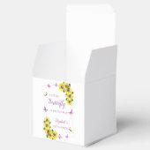 Baby shower van kleine vlinder bedankdoosjes (Geopend)