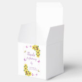 Baby shower van kleine vlinder bedankdoosjes (Geopend)