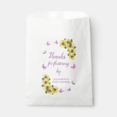 Baby shower van kleine vlinder bedankzakje (Voorkant)