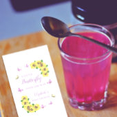 Baby shower van kleine vlinder servet