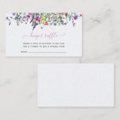 Baby shower van kleine wilderrijstveltjes informatiekaartje (Voorkant / Achterkant)