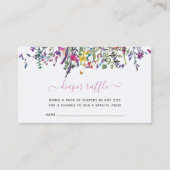 Baby shower van kleine wilderrijstveltjes informatiekaartje (Voorkant)