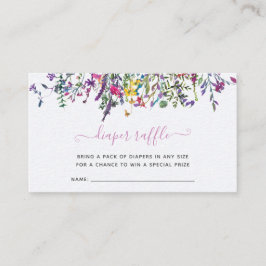 Baby shower van kleine wilderrijstveltjes informatiekaartje