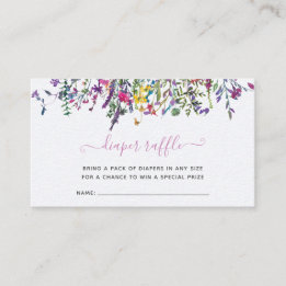 Baby shower van kleine wilderrijstveltjes informatiekaartje