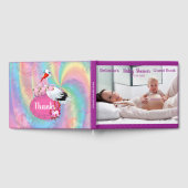 Baby shower van kleurrijke regenboogspieren Collec Gastenboek (Volledig)