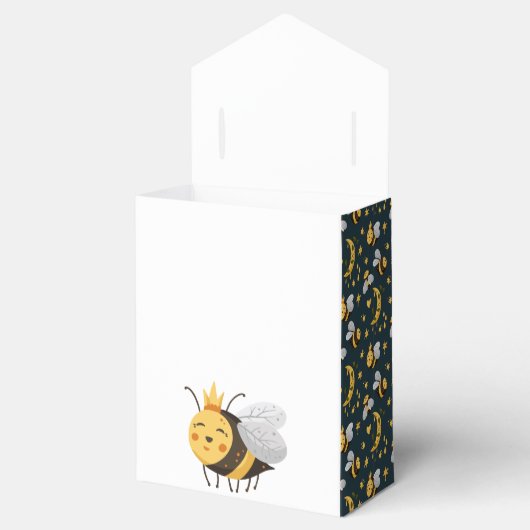 Baby shower van koninginnenhoningbijen bedankdoosjes (Geopend)