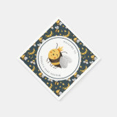 Baby shower van koninginnenhoningbijen servet (Hoek)